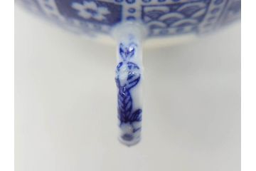 昭和レトロ　明治〜大正　透かし芸者　海外輸出品　燕　桜　エッグシェル　egg shell　カップ&ソーサー9客セット(ツバメ、サクラ、金魚、MADE IN OCCUPIED JAPAN(占領下の日本製)、オキュパイド ジャパン、卵殻手、洋食器)(R-075536)