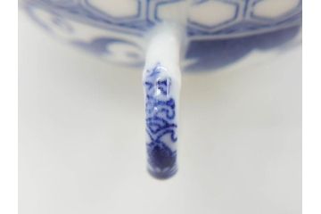 昭和レトロ　明治〜大正　透かし芸者　海外輸出品　燕　桜　エッグシェル　egg shell　カップ&ソーサー9客セット(ツバメ、サクラ、金魚、MADE IN OCCUPIED JAPAN(占領下の日本製)、オキュパイド ジャパン、卵殻手、洋食器)(R-075536)