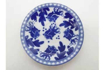 昭和レトロ　明治〜大正　透かし芸者　海外輸出品　燕　桜　エッグシェル　egg shell　カップ&ソーサー9客セット(ツバメ、サクラ、金魚、MADE IN OCCUPIED JAPAN(占領下の日本製)、オキュパイド ジャパン、卵殻手、洋食器)(R-075536)