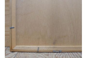 真作　関野準一郎　「御油」　「舞阪」　サイン入り　木版画2枚セット(絵画、額装)(R-075540)