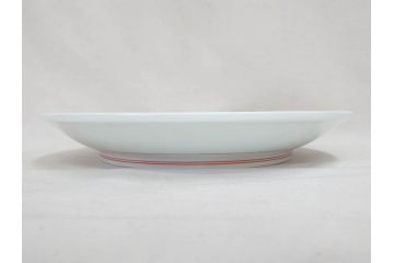 重要無形文化財　人間国宝　十四代　酒井田柿右衛門　錦　牡丹鳥文　約30cm　9.9寸　一つ一つ丁寧に描かれた色絵が美しい額皿(大皿、和皿、飾り皿、和食器、共箱付き、九寸九分)(R-075542)