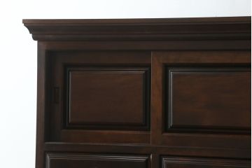 中古　美品　松本民芸家具　A型和タンス　シックな佇まいが魅力的!! 和と洋どちらの空間にも取り入れやすい重ね箪笥(引き出し、チェスト、収納箪笥、衣装箪笥、整理箪笥)(定価約82万円)(R-075555)