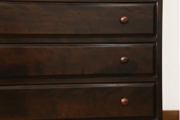 中古　美品　松本民芸家具　A型和タンス　シックな佇まいが魅力的!! 和と洋どちらの空間にも取り入れやすい重ね箪笥(引き出し、チェスト、収納箪笥、衣装箪笥、整理箪笥)(定価約82万円)(R-075555)