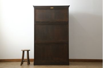 中古　美品　松本民芸家具　A型和タンス　シックな佇まいが魅力的!! 和と洋どちらの空間にも取り入れやすい重ね箪笥(引き出し、チェスト、収納箪笥、衣装箪笥、整理箪笥)(定価約82万円)(R-075555)