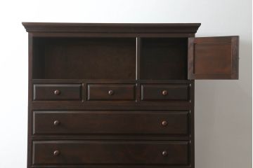 中古　美品　松本民芸家具　脚(台輪)付きリメイク　シックな佇まいが魅力的!! 和と洋どちらの空間にも取り入れやすいローボード(収納棚、戸棚、サイドボード、テレビ台、テレビボード)(R-075558)