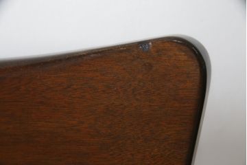 中古　美品　希少な廃番品　松本民芸家具　木の味わいと職人の技が楽しめる304F型ロッキングチェア(板座チェア、アームチェア、イス、揺り椅子)(R-075561)
