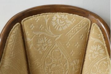 中古　DREXEL HERITAGE(ドレクセルヘリテイジ)　品のある佇まいが魅力的な回転チェア(アームチェア、デスクチェア、回転椅子、一人掛けソファ、1人掛けソファ、1Pソファ、椅子、イス)(R-075562)