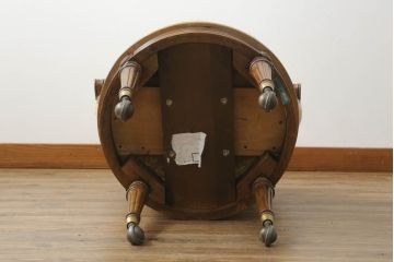 中古　DREXEL HERITAGE(ドレクセルヘリテイジ)　品のある佇まいが魅力的な回転チェア(アームチェア、デスクチェア、回転椅子、一人掛けソファ、1人掛けソファ、1Pソファ、椅子、イス)(R-075562)