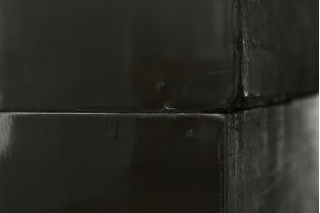 韓国ビンテージ　韓国民芸家具　螺鈿(ラデン)細工　煌びやかで凝った意匠が目を引くキャビネット(飾り棚、収納棚、戸棚、蝶、孔雀、ヴィンテージ)(定価推定約250万円)(R-075575)
