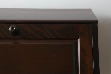 和製ビンテージ　美品　北海道民芸家具　希少!　絶版品・レア品　クラシカルな雰囲気を盛り立てるライティングビューロー(簿記机、ワークデスク、在宅用、在宅ワーク用、ヴィンテージ)(R-075580)