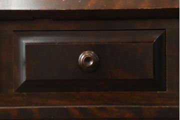 和製ビンテージ　美品　北海道民芸家具　希少!　絶版品・レア品　クラシカルな雰囲気を盛り立てるライティングビューロー(簿記机、ワークデスク、在宅用、在宅ワーク用、ヴィンテージ)(R-075580)