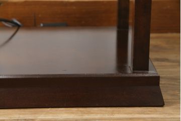 中古　川島政則ステンドグラス工房　幻想的な雰囲気を醸し出す行灯型フロアスタンド照明(スタンドライト、間接照明、行燈)(定価約40万円)(R-075581)