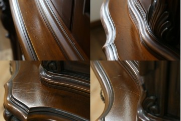 中古　美品!!　カリモク家具(karimoku)　domani(ドマーニ)　Louis(ルイ)XVシリーズ　ロココ様式のキャビネット　定価約280万円　(R-075583)
