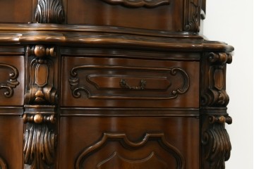 中古　美品!!　カリモク家具(karimoku)　domani(ドマーニ)　Louis(ルイ)XVシリーズ　ロココ様式のキャビネット　定価約280万円　(R-075583)