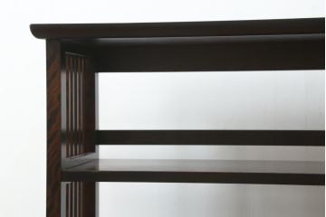 中古　北海道民芸家具　117型　飾り棚としてもおすすめ!和モダンな空間にぴったりの書棚(本棚、飾り棚、シェルフ)(R-075604)