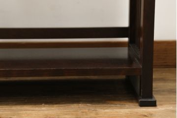 中古　北海道民芸家具　117型　飾り棚としてもおすすめ!和モダンな空間にぴったりの書棚(本棚、飾り棚、シェルフ)(R-075604)
