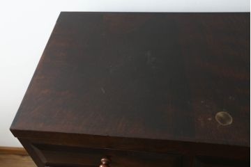 中古　美品　松本民芸家具　D型整理タンス　和洋どちらにも馴染む上品な佇まいのチェスト(整理タンス、洋服タンス、引き出し)(定価約38万円)(R-075605)