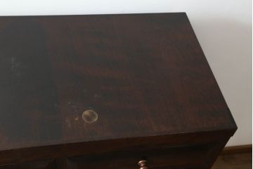 中古　美品　松本民芸家具　D型整理タンス　和洋どちらにも馴染む上品な佇まいのチェスト(整理タンス、洋服タンス、引き出し)(定価約38万円)(R-075605)