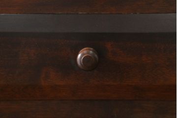 中古　美品　松本民芸家具　D型整理タンス　和洋どちらにも馴染む上品な佇まいのチェスト(整理タンス、洋服タンス、引き出し)(定価約38万円)(R-075605)