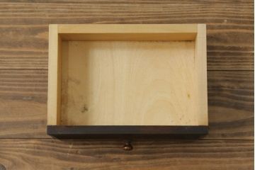 中古　北海道民芸家具　上質な作りが魅力のライティングビューロー(簿記机、ワークデスク、引き出し、在宅用、在宅ワーク用)(定価約34万円)(R-075615)