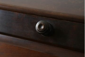 中古　北海道民芸家具　上質な作りが魅力のライティングビューロー(簿記机、ワークデスク、引き出し、在宅用、在宅ワーク用)(定価約34万円)(R-075615)