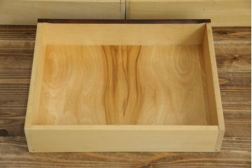 中古　北海道民芸家具　上質な作りが魅力のライティングビューロー(簿記机、ワークデスク、引き出し、在宅用、在宅ワーク用)(定価約34万円)(R-075615)