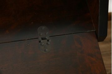 中古　北海道民芸家具　上質な作りが魅力のライティングビューロー(簿記机、ワークデスク、引き出し、在宅用、在宅ワーク用)(定価約34万円)(R-075615)