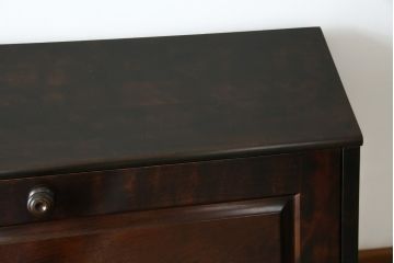 中古　北海道民芸家具　上質な作りが魅力のライティングビューロー(簿記机、ワークデスク、引き出し、在宅用、在宅ワーク用)(定価約34万円)(R-075615)