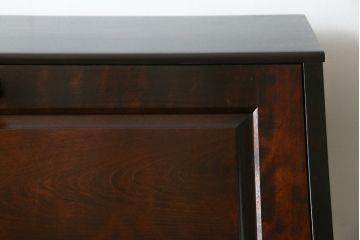 中古　北海道民芸家具　上質な作りが魅力のライティングビューロー(簿記机、ワークデスク、引き出し、在宅用、在宅ワーク用)(定価約34万円)(R-075615)