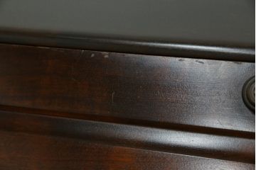 中古　北海道民芸家具　上質な作りが魅力のライティングビューロー(簿記机、ワークデスク、引き出し、在宅用、在宅ワーク用)(定価約34万円)(R-075615)