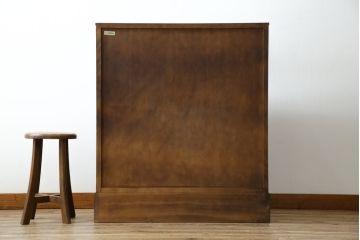 中古　北海道民芸家具　上質な作りが魅力のライティングビューロー(簿記机、ワークデスク、引き出し、在宅用、在宅ワーク用)(定価約34万円)(R-075615)