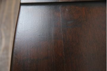 中古　北海道民芸家具　HM620　滑らかな木肌が上品なダイニングチェア(椅子、イス、板座チェア、ラダーバックチェア)(R-075629)