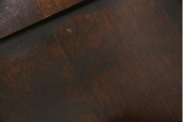 中古　北海道民芸家具　HM620　滑らかな木肌が上品なダイニングチェア(椅子、イス、板座チェア、ラダーバックチェア)(R-075629)