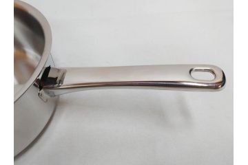 スイス製　Spring　スプリング社　クリスタルGL　ソテーパン(24cm)　片手鍋(18cm)　両手深型鍋(20cm)　キッチンウェア3点セット(CRISTAL、料理ブック付き、箱付き、スターターセット)(R-075641)