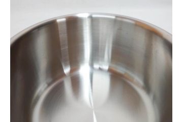 スイス製　Spring　スプリング社　クリスタルGL　ソテーパン(24cm)　片手鍋(18cm)　両手深型鍋(20cm)　キッチンウェア3点セット(CRISTAL、料理ブック付き、箱付き、スターターセット)(R-075641)