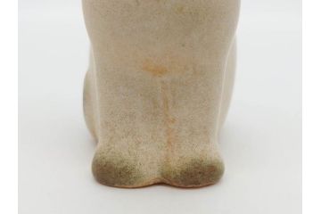 北欧雑貨　リサ・ラーソン　Lisa Larson　ミア(Mia)　マンズ(Mans)　キャット　猫　ねこ　ネコ　小振りで可愛らしいオブジェ3点セット(置物、陶器、ホワイト、ブラウン)(R-075647)
