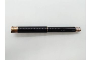 デンマーク　GEORG JENSEN(ジョージ・ジェンセン)　M18K(18金)　925S　万年筆(METAL、DENMARK、シルバー、SILVER、筆記具、文具、箱付き)(R-075649)