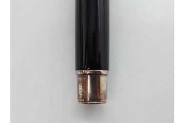 デンマーク　GEORG JENSEN(ジョージ・ジェンセン)　M18K(18金)　925S　万年筆(METAL、DENMARK、シルバー、SILVER、筆記具、文具、箱付き)(R-075649)