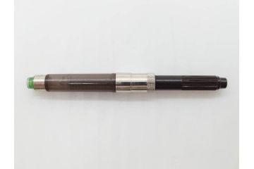 デンマーク　GEORG JENSEN(ジョージ・ジェンセン)　M18K(18金)　925S　万年筆(METAL、DENMARK、シルバー、SILVER、筆記具、文具、箱付き)(R-075649)
