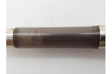 デンマーク　GEORG JENSEN(ジョージ・ジェンセン)　M18K(18金)　925S　万年筆(METAL、DENMARK、シルバー、SILVER、筆記具、文具、箱付き)(R-075649)
