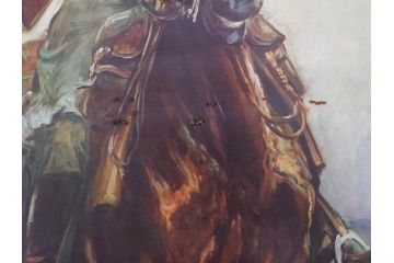 戦前　当時物　特大　ポスター　今村嘉吉　日露戦後二十七年　陸軍記念日　三月十日(3月10日、満蒙は明け行く)(R-075655)