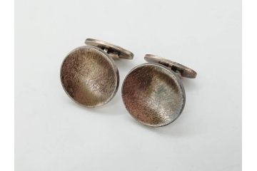 デンマーク　GEORG JENSEN(ジョージ・ジェンセン)　925 SILVER　ネクタイピン1点&カフス4点セット(カフリンクス、カフスボタン、アクセサリー、DENMARK、シルバー、ケース付き、76A、103、95、92、80)(R-075657)