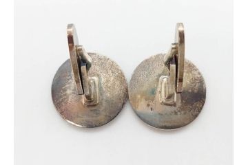 デンマーク　GEORG JENSEN(ジョージ・ジェンセン)　925 SILVER　ネクタイピン1点&カフス4点セット(カフリンクス、カフスボタン、アクセサリー、DENMARK、シルバー、ケース付き、76A、103、95、92、80)(R-075657)