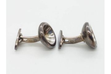 デンマーク　GEORG JENSEN(ジョージ・ジェンセン)　925 SILVER　ネクタイピン1点&カフス4点セット(カフリンクス、カフスボタン、アクセサリー、DENMARK、シルバー、ケース付き、76A、103、95、92、80)(R-075657)