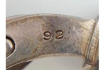 デンマーク　GEORG JENSEN(ジョージ・ジェンセン)　925 SILVER　ネクタイピン1点&カフス4点セット(カフリンクス、カフスボタン、アクセサリー、DENMARK、シルバー、ケース付き、76A、103、95、92、80)(R-075657)