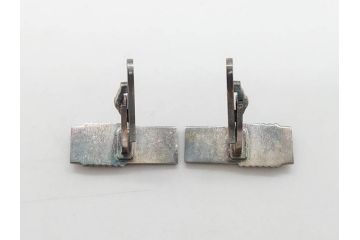 デンマーク　GEORG JENSEN(ジョージ・ジェンセン)　925 SILVER　ネクタイピン1点&カフス4点セット(カフリンクス、カフスボタン、アクセサリー、DENMARK、シルバー、ケース付き、76A、103、95、92、80)(R-075657)
