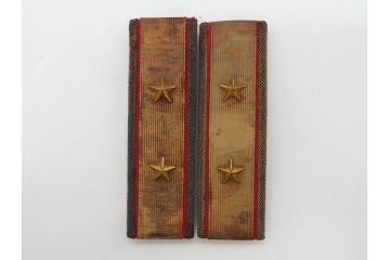 当時物　日本軍　陸軍　中将　肩章2組セット(軍物、ミリタリー、階級章、軍服小物、箱付き)(R-075658)