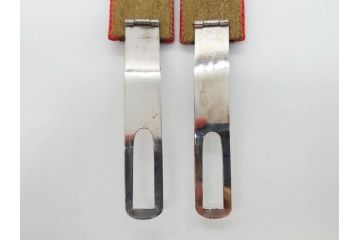 当時物　日本軍　陸軍　中将　肩章2組セット(軍物、ミリタリー、階級章、軍服小物、箱付き)(R-075658)