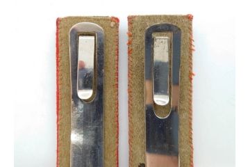当時物　日本軍　陸軍　中将　肩章2組セット(軍物、ミリタリー、階級章、軍服小物、箱付き)(R-075658)