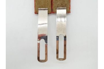当時物　日本軍　陸軍　中将　肩章2組セット(軍物、ミリタリー、階級章、軍服小物、箱付き)(R-075658)